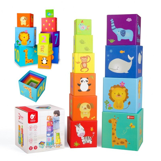 Classic World Magic Box Blocks Puzzle Tower Box Educational Toy ...