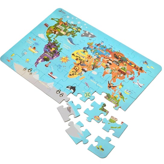 Classic World, puzzle Mapa Świata, 48 elementów ClassicWorld