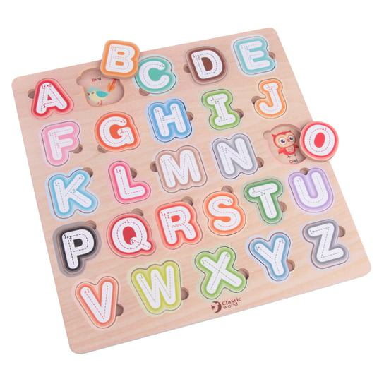 Classic World, układanka - puzzle, nauka liter i alfabetu ClassicWorld