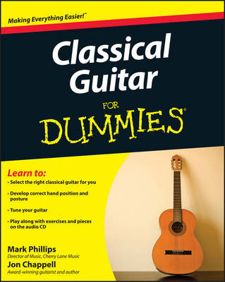 Classical Guitar For Dummies Chappell Jon