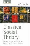 Classical Social Theory Craib Ian