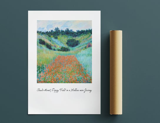 Claude Monet - Poppy Field In A Hollow Near Giverny DEKORAMA