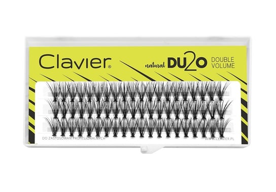 Clavier, DU2O Double Volume kępki rzęs 11mm Clavier