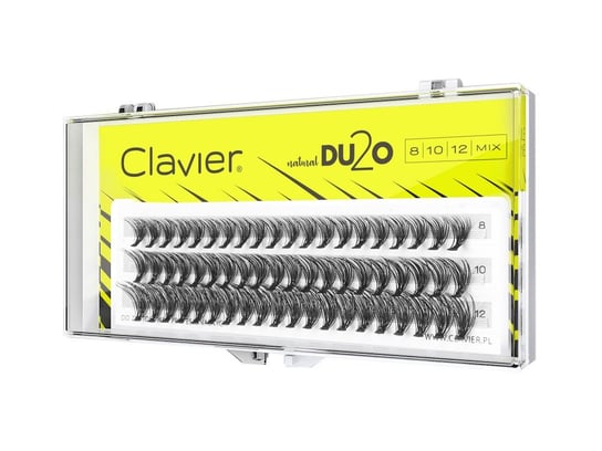 Clavier, DU2O Double Volume MIX kępki rzęs 8mm-10mm-12mm Clavier