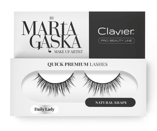 Clavier, Quick Premium Lashes, rzęsy na pasku Daily Lady 813 Clavier