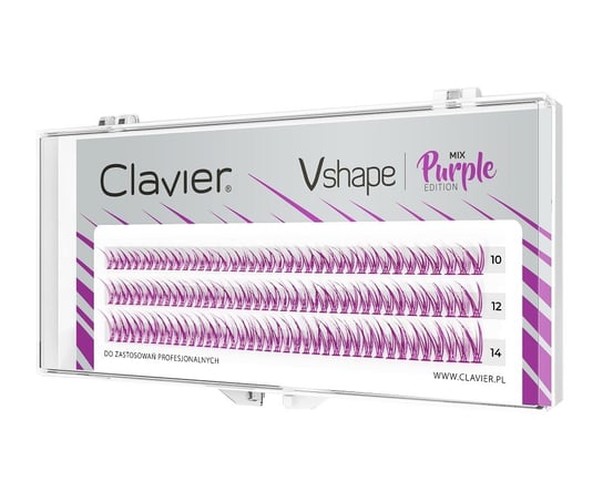 Clavier Vshape Colour Edition kępki rzęs Purple Mix Clavier