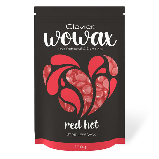 Clavier, Wosk Do Depilacji, Red Hot, 100g Clavier