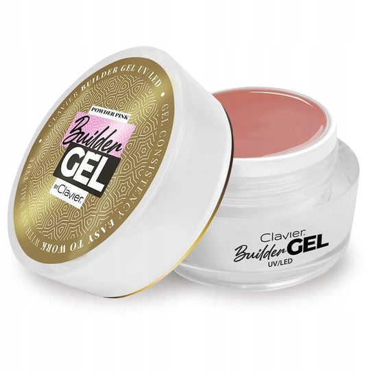 CLAVIER ŻEL BUDUJĄCY DO PRZEDŁUŻANIA PAZNOKCI 10g PINK UV/LED builder gel Clavier