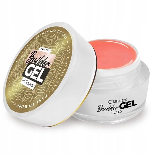 CLAVIER ŻEL BUDUJĄCY DO PRZEDŁUŻANIA PAZNOKCI 30g PEACH UV/LED builder gel Clavier