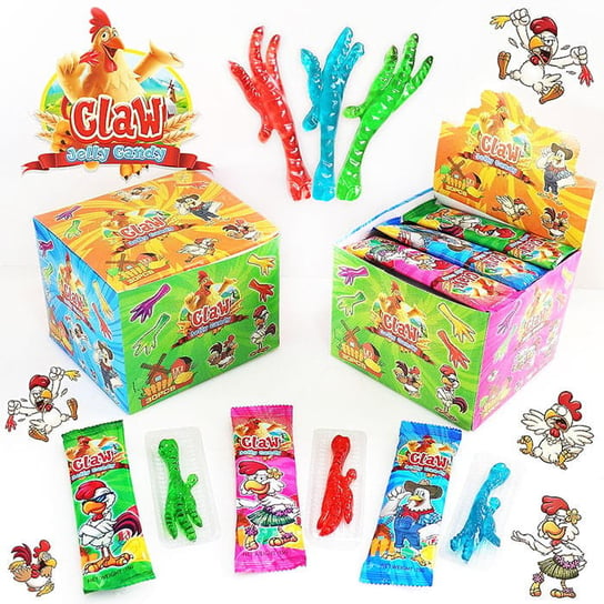 Claw Jelly Candy Żelki Kurze Łapki (15G) 30Szt Inna marka