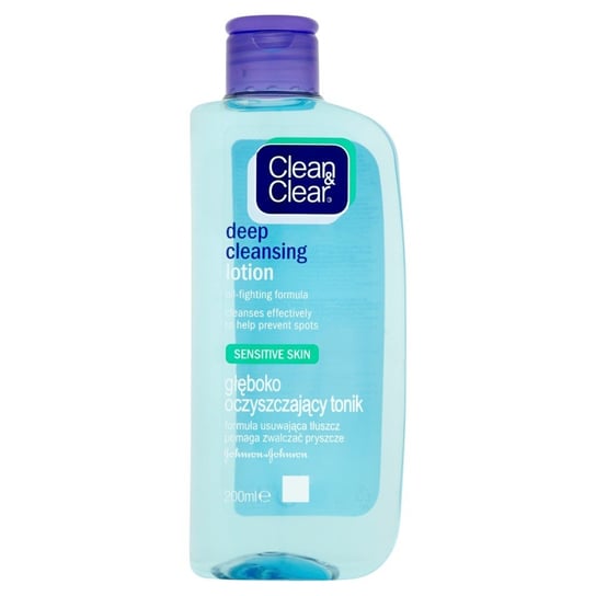 Clean&Clear, głęboko oczyszczający tonik do twarzy, 200 ml Clean & Clear