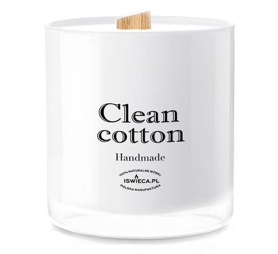 Clean Cotton. Świeca Sojowa 230 ml. Manufaktura Świec