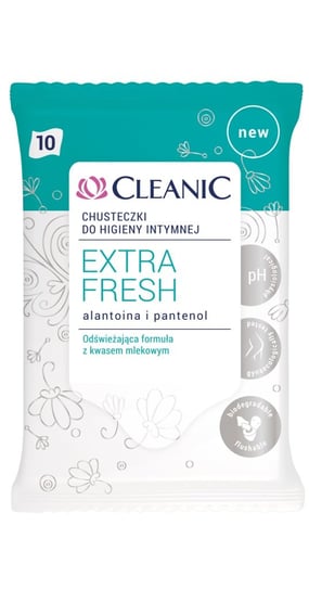 Cleanic, chusteczki do higieny intymnej Extra Fresh, 10 szt. Cleanic