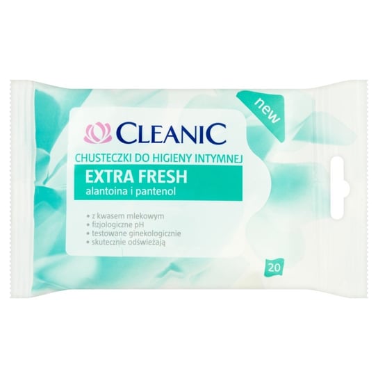 Cleanic, chusteczki do higieny intymnej Extra Fresh, 20 szt. Cleanic