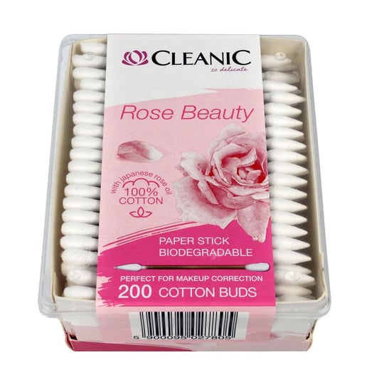 Cleanic, patyczki higieniczne Rose Beauty, 1op. Cleanic