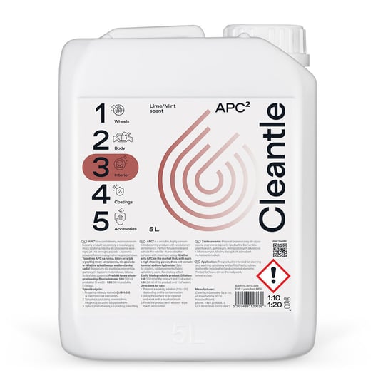 Cleantle Apc 5L - Uniwersalny Środek Czyszczący Cleantle