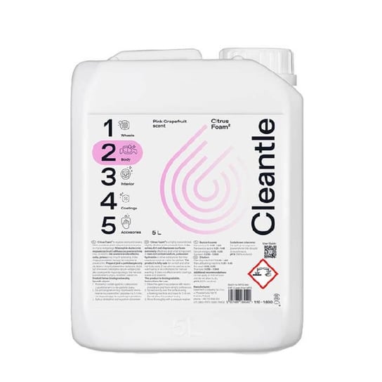 Cleantle - Citrus Foam 5L Pink Grapefruit Scent Cleantle