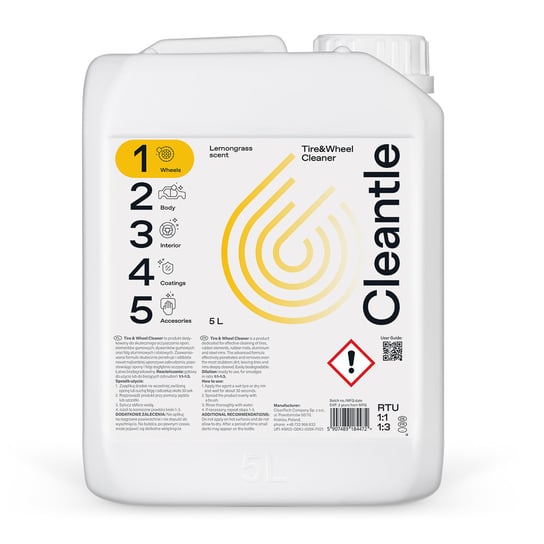 Cleantle Tire&Wheel Cleaner 5L Cleantle