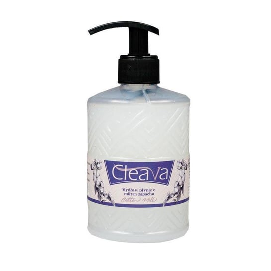 Cleava Cotton, Mydło W Płynie O Zapachu Bawełny, 400ml Cleava