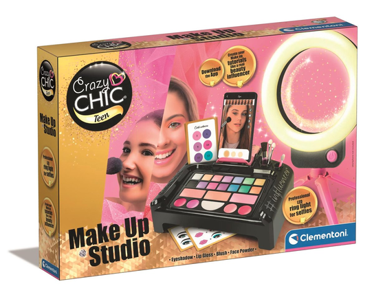 CLEMENTONI Crazy Chic STUDIO MAKIJAŻU MakeUp Artist Paletka Crazy Chic