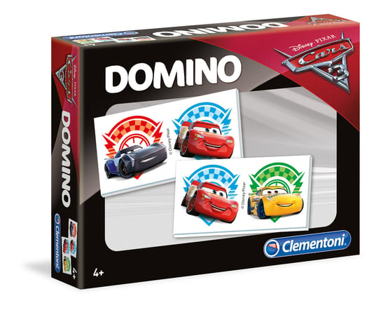 Clementoni, gra logiczna Domino: Cars, 13280 Clementoni