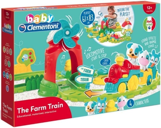 Clementoni, interaktywna ciuchcia Pociąg Farmera Clementoni
