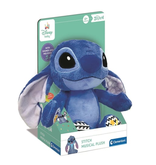 CLEMENTONI Maskotka Interaktywna LILO & STITCH Pluszowa STICH Disney 0+ Clementoni