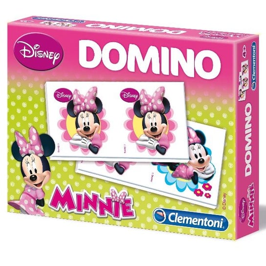 Clementoni, Myszka Minnie, gra logiczna Domino Clementoni