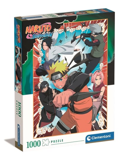 Clementoni, PUZZLE 1000 EL Anime Naruto Shippuden, 1000 el. Clementoni