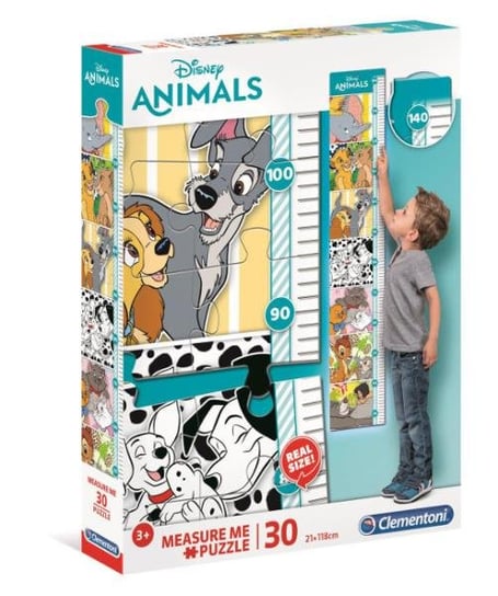 Clementoni, puzzle, 30 Measure Me Disney Animals, 30 el. Clementoni
