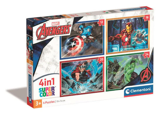 Clementoni Puzzle 4w1 Avengers Marvel Avengers