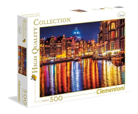 Clementoni, puzzle, Amsterdam, 500 el. Clementoni
