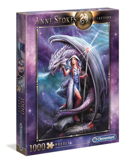 Clementoni, puzzle, Anne Stokes Dragon Mage, 1000 el. Clementoni