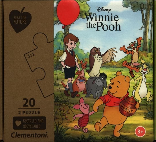 Clementoni, puzzle, Bajki, Disney Kubuś Puchatek, 20 el. Clementoni