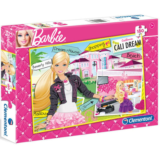 Clementoni, puzzle, Barbie, 180 el. Clementoni
