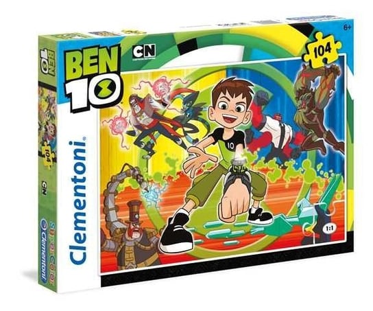 Clementoni, puzzle, Ben 10, 104 el. Clementoni