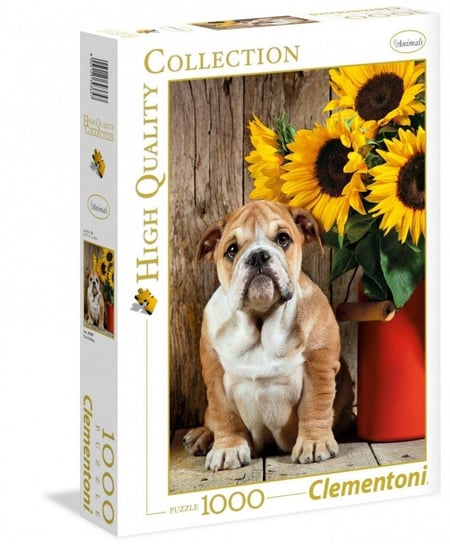 Clementoni, puzzle, Bulldog, 1000 el. Clementoni