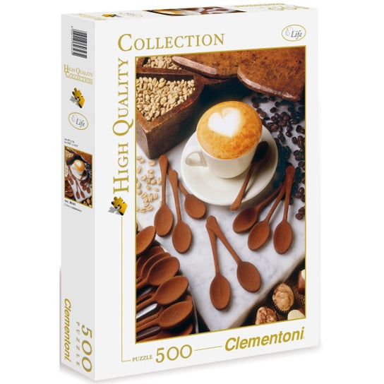Clementoni, puzzle, Cappuccino, 500 el. Clementoni