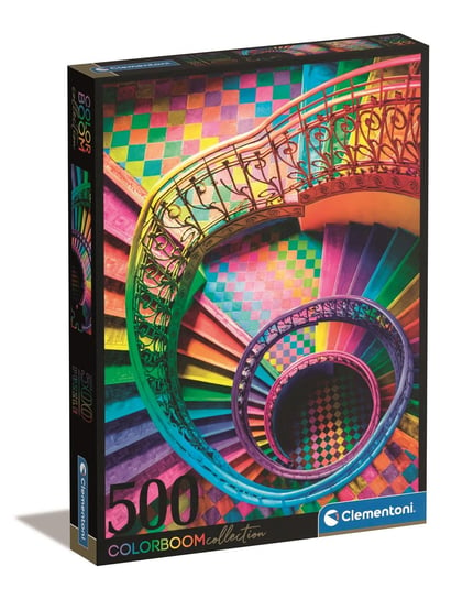 Clementoni, puzzle, Color Boom Collection, Schody, 500 el. Clementoni