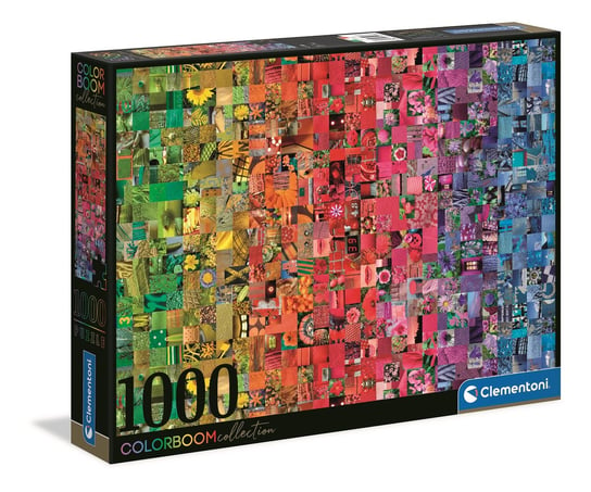 Clementoni, puzzle, color boom kolaż 39595, 1000 el. Clementoni