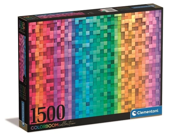 Clementoni, puzzle, color boom Pixele, 1500 el. Clementoni