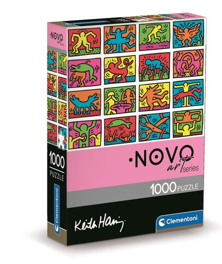 Clementoni, puzzle, Compact Art Collection, Keith Haring, 1000 el., 39755 Clementoni