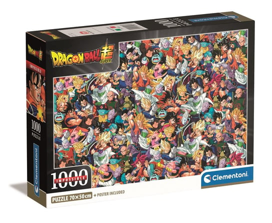 Clementoni, Puzzle, Compact Box, Anime Dragon Ball, 1000 el. Clementoni