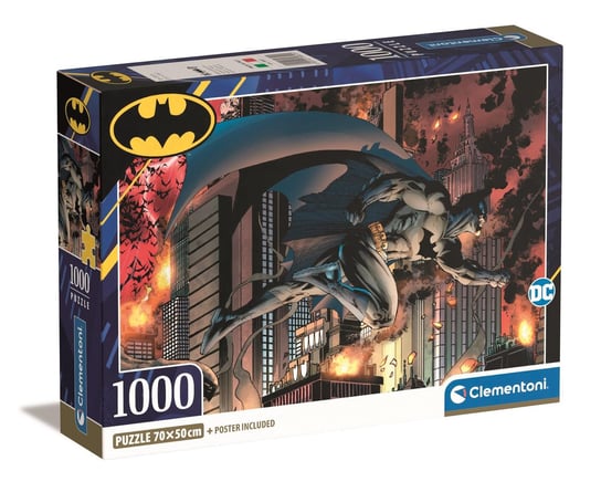 Clementoni, Puzzle, Compact Box, Batman, 1000 el. Clementoni