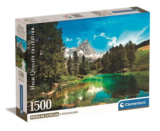 Clementoni, Puzzle, Compact Box, Blue Lake, 1500 el. Clementoni