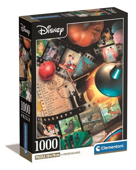 Clementoni, Puzzle, Compact Box, Classic Movies, 1000 el. Clementoni