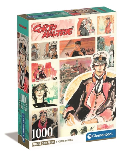 Clementoni, Puzzle, Compact Box, Corto Maltese, 1000 el. Clementoni