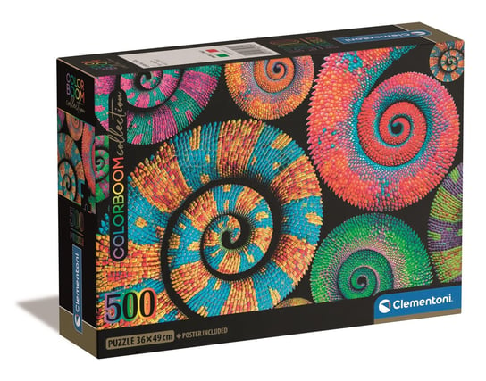 Clementoni, Puzzle, Compact Box,  Curly Tails, 500 el. Clementoni