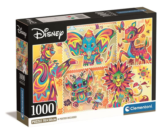 Clementoni, Puzzle, Compact Box,  Disney Classic, 1000 el. Clementoni