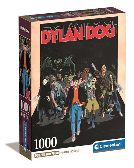 Clementoni, Puzzle, Compact Box, Dylan Dog, 1000 el. Clementoni